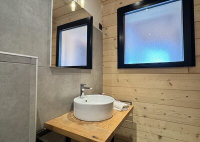 Salle d'eau - bain chalet Le HIBOU