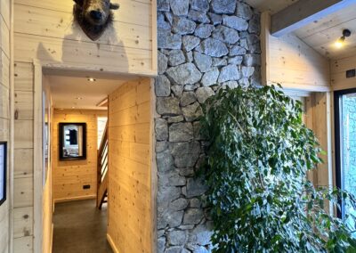 Entrée chalet Le HIBOU - 2Alpes